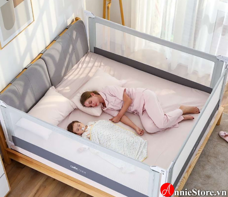 Thanh chắn giường cho bé 