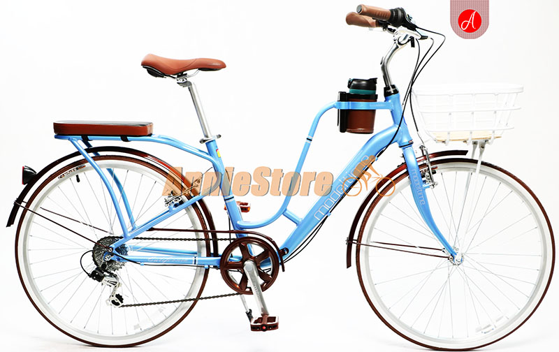 Xe đạp California Modeltime Cacao xanh