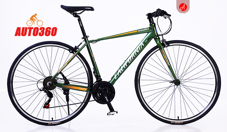 Xe đạp California S680 2023 xanh đọt chuối 