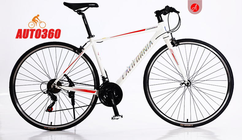 Xe đạp California S680 2023 trắng 