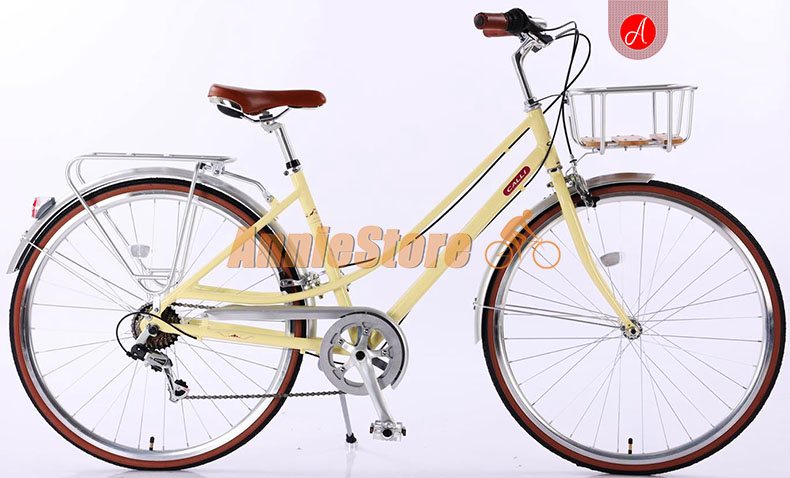 Xe đạp Calli A6 màu vàng 