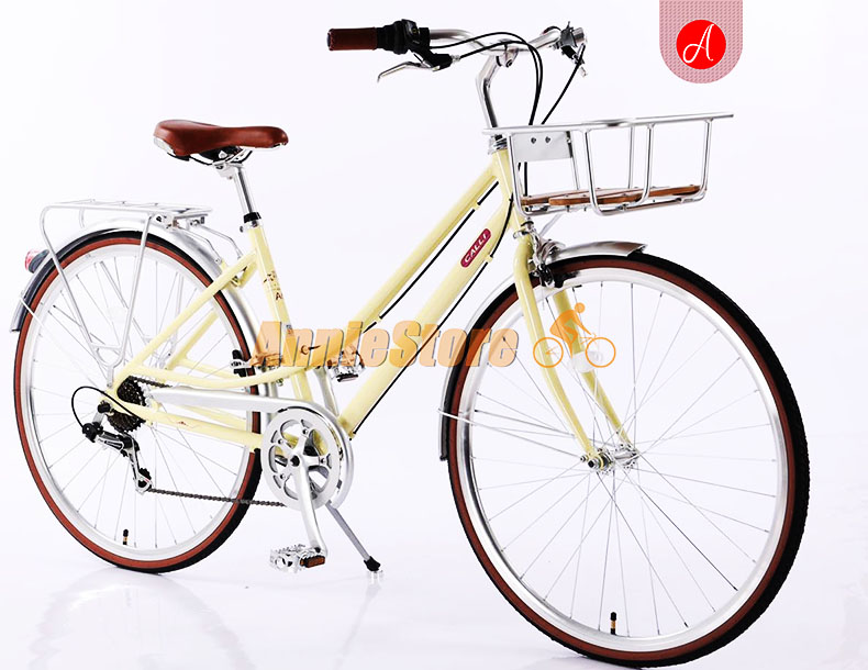 Xe đạp Calli A6 màu vàng 