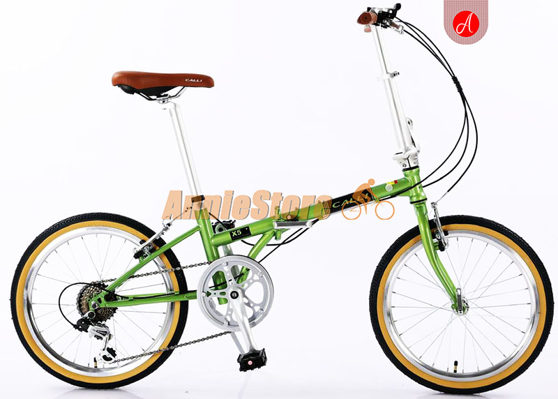 Xe đạp Calli X5 xanh