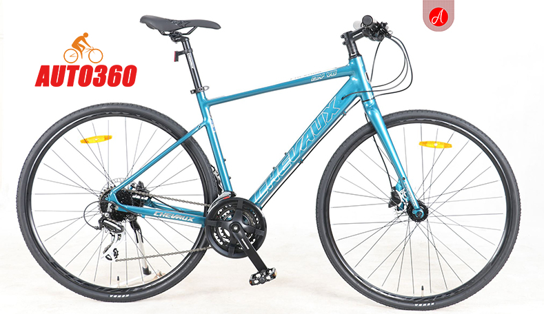 Xe đạp Chevaux DIY V6 S2000 màu xanh 