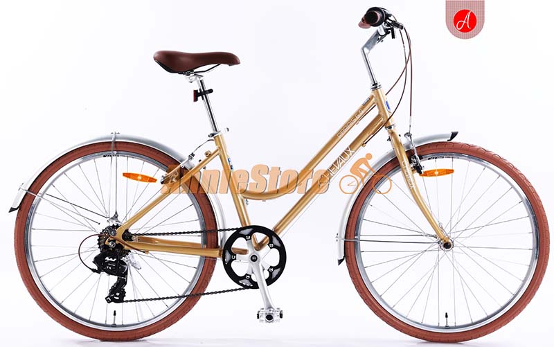 Xe đạp Chevaux Parris 6.0 vàng 