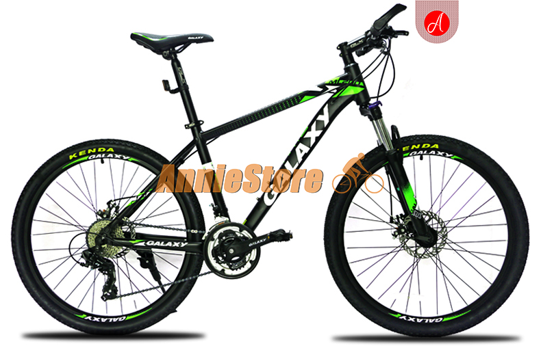 Xe đạp Galaxy ML200 màu đen - xanh lá 