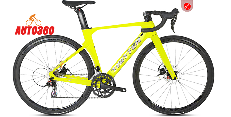 Xe đạp Twitter R10 cao cấp màu vàng